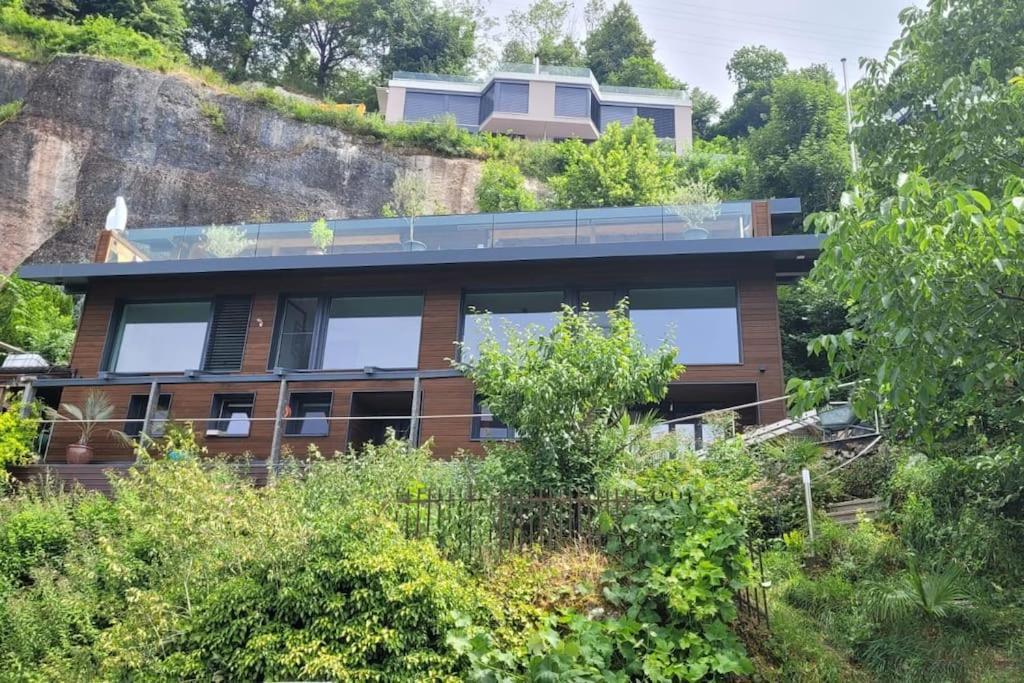 Villa Bootsmann Mit Spektakulaerer Seesicht Nahe Badestrand Vitznau Exterior photo